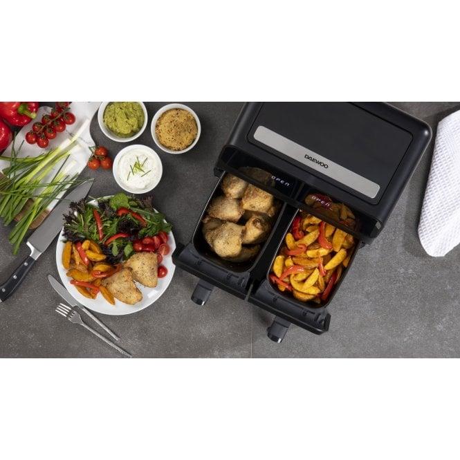 KitchenPerfected E6703WI 4.0Ltr Digi-Touch Air Fryer - Cream 