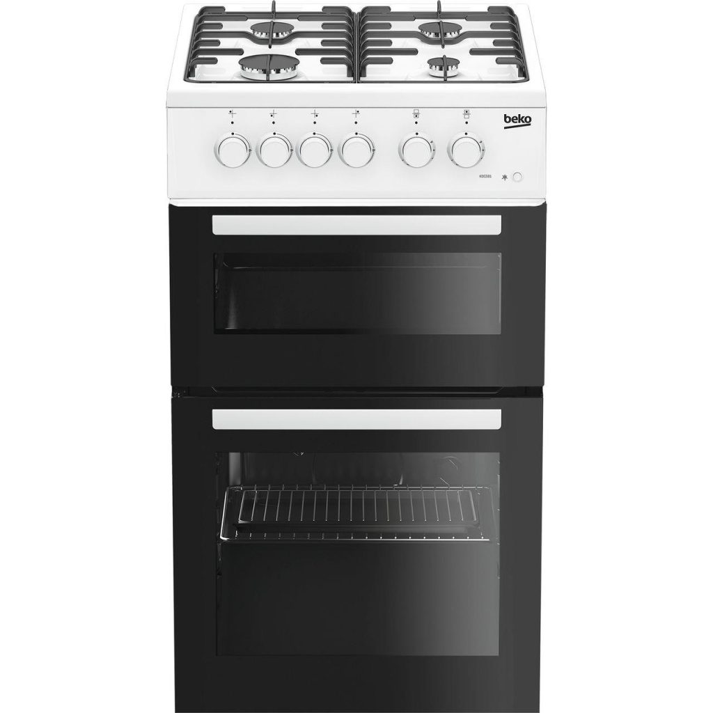 Beko KDG580W 50cm Freestanding Gas Cooker with Gas Grill
